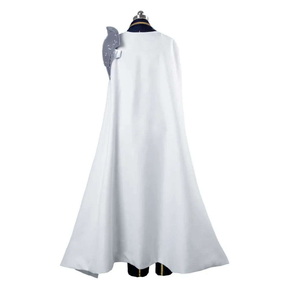 Cosplay&Ware [14]Fire Emblem Awakening Cosplay Prince Chrom Costume Full Sets Battle Suit With Robe Halloween Carnival -Cosplay&Ware anime Shop