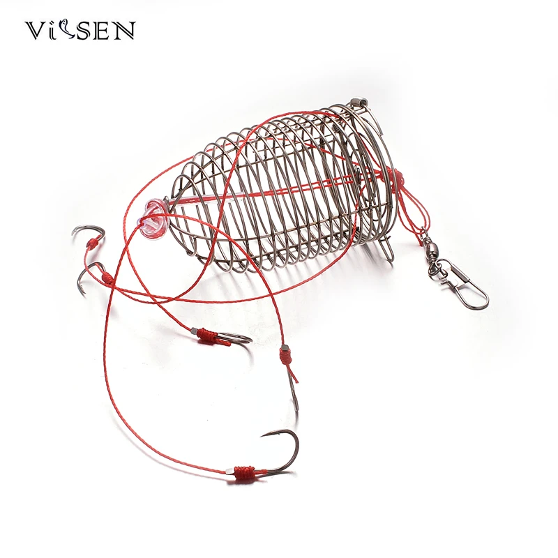 

Feeder cage Stainless steel cage hooks Monster group of silver carp and Bighead carp