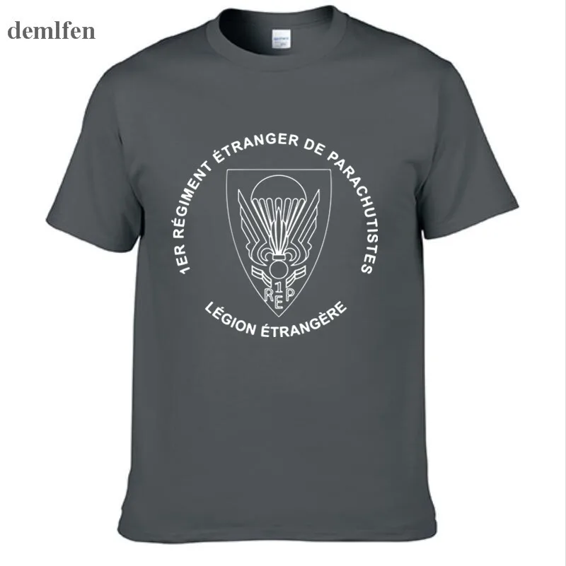 

2017 New French Foreign Legion Special Forces War Army T-shirt Homme Camisetas Men Cotton Short Sleeve T Shirt Tees Tops