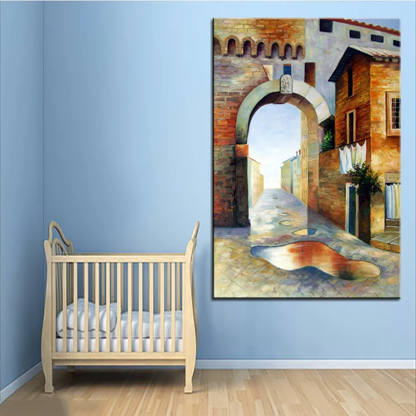 Buy Extra Large wall Painting of arc corridor Home