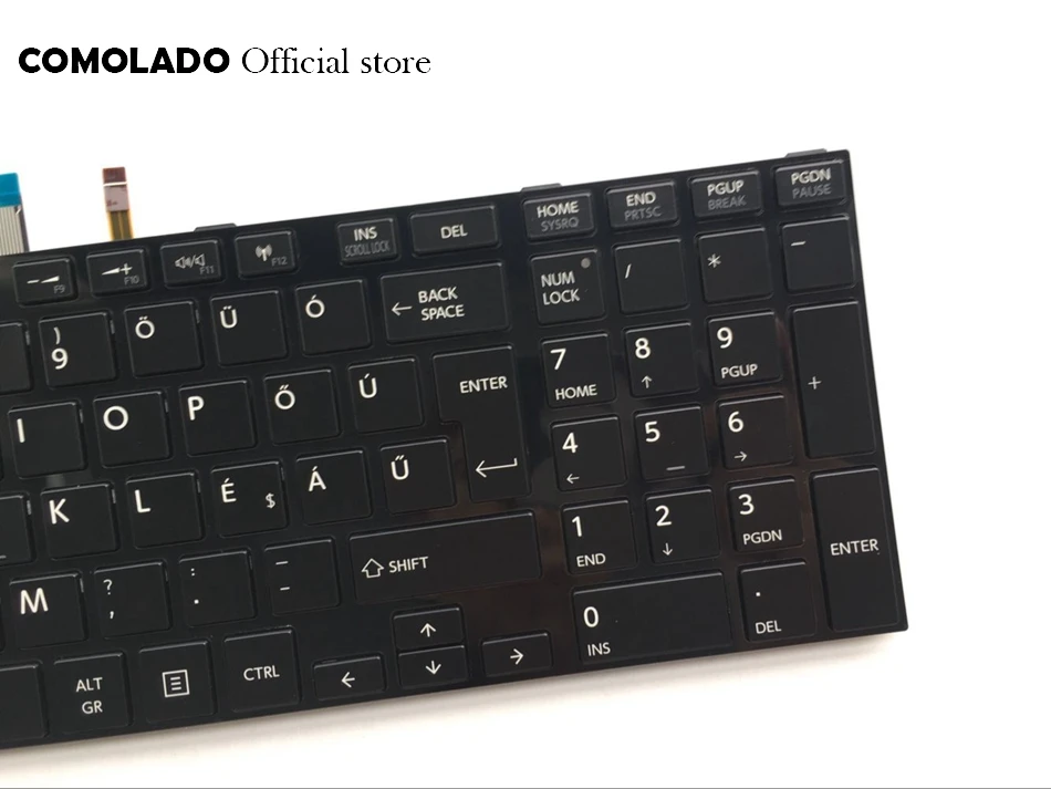 HU Hungary Keyboard For TOSHIBA L75-A C75-A C75D-A C70-A black with backlight keyboard HU Layout (2)