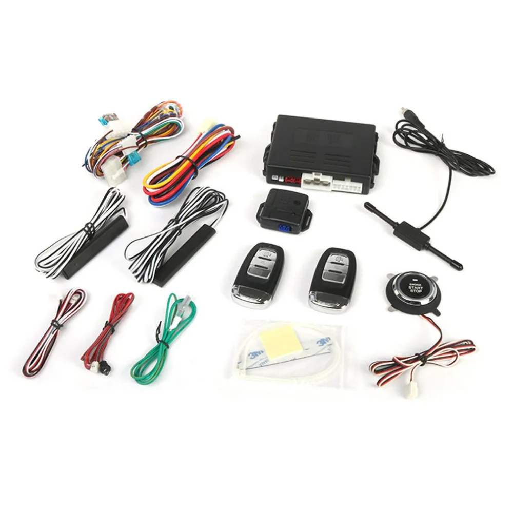 

Professional Door Lock PKE Anti-theft Vehicle Keyless Entry System Central Locking with Remote Control Car Alarm Systems Hot
