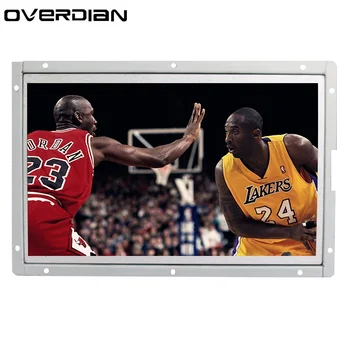 

10/10.1" 1280*800 VGA/USB Interface Industrial Control LCD Resistive/Single Touch Monitor Metal Shell White Open Frame