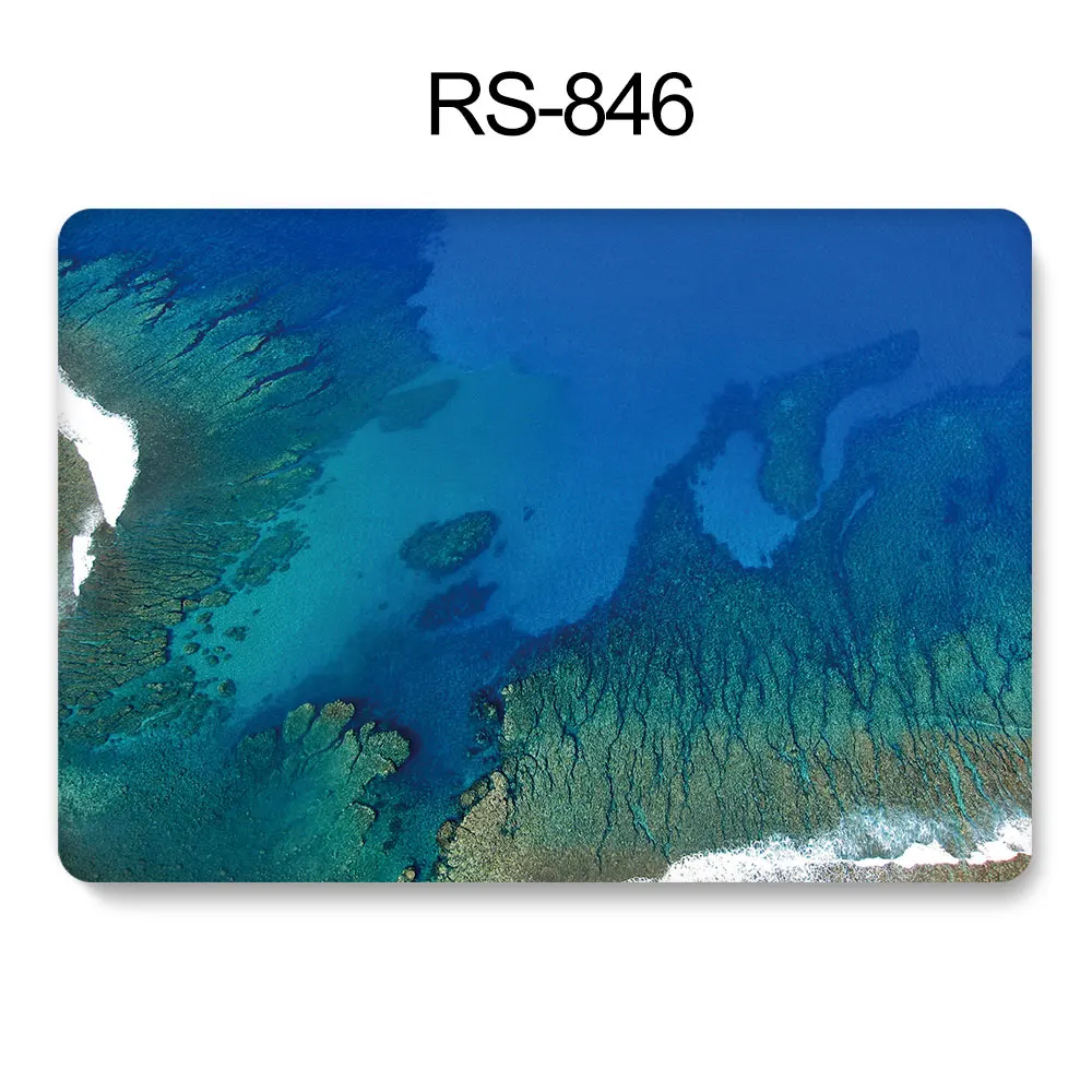 Высококачественный полный чехол для ноутбука MacBook Air Pro retina 11 12 13 15 для Macbook 13 дюймов модель A1989 A1990 A2159 с сенсорной панелью