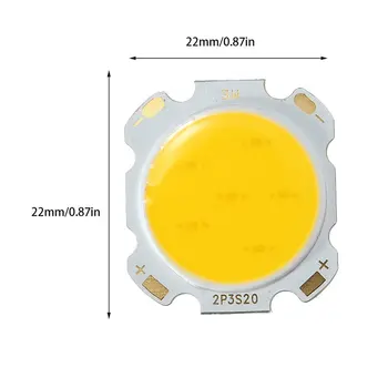 

Mini 3W LED Diode HIgh Power Beads Light Emitting Diode Brightness White Diode LED Low Power Consumption