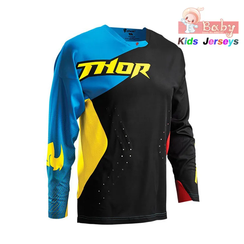 

2019 Kids T-Shirt Long Sleeve Cycling Clothing Cycling Jersey Downhill Jersey Bicycle Mountain Bike Clothing Quick Dry Jersey