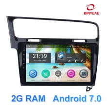 10.1″ Android 7 Car DVD Multimedia Player GPS For Volkswagen VW Golf 7 2013 2014 2015 audio car radio stereo navigator bluetooth