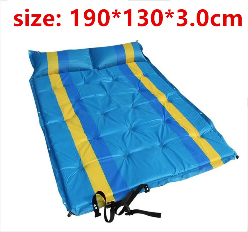 Waterproof Hot Sale Car Air Bed Inflatable Mattress Back Seat Cushion For Travel Camping Auto Car Styling Automatic - Color Name: Gold