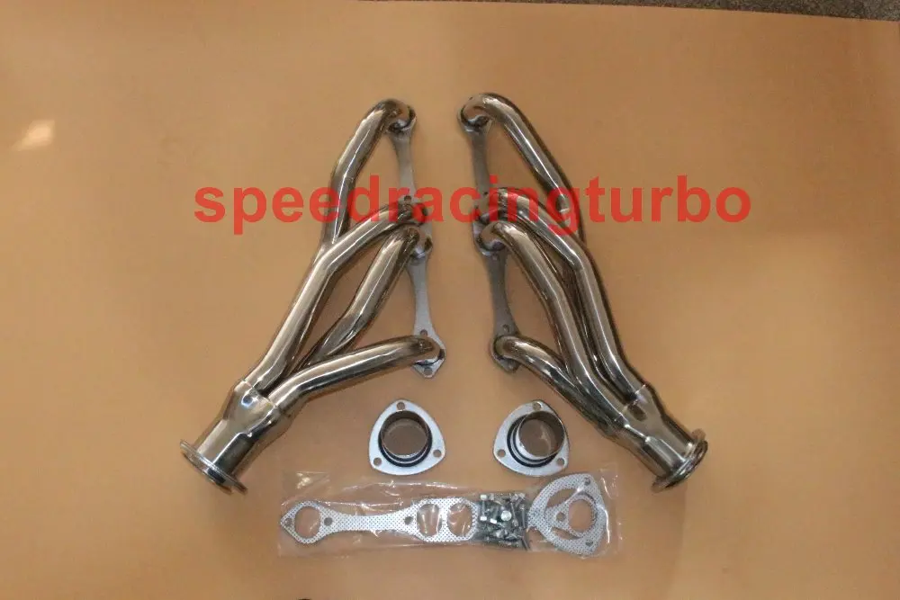 FOR CHEVY SMALL BLOCK MALIBU//MONTE CARLO//NOVA 283-400 LONG TUBE MANIFOLD HEADER