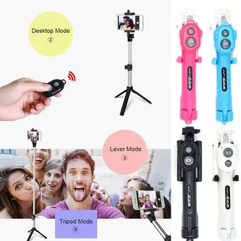 

3 in 1 Wireless Bluetooth Selfie + Mini Selfie Tripod with Remote Cont