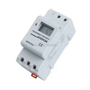 

20A 250V AC Digital Programmable Time Switch Timer ATHC20A