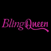 Bling queen 12 шт./лот Bling queen индивидуальный Железный на горячей фиксации блеск HTV винил передачи Корейского качества