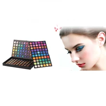 180 Cores Profissional Três-Camada da Sombra de Olho Paleta de Maquiagem Terra Fácil de Usar Matte Shimmer Sombras Duradoura Maquiagem À Prova D’ Água up
