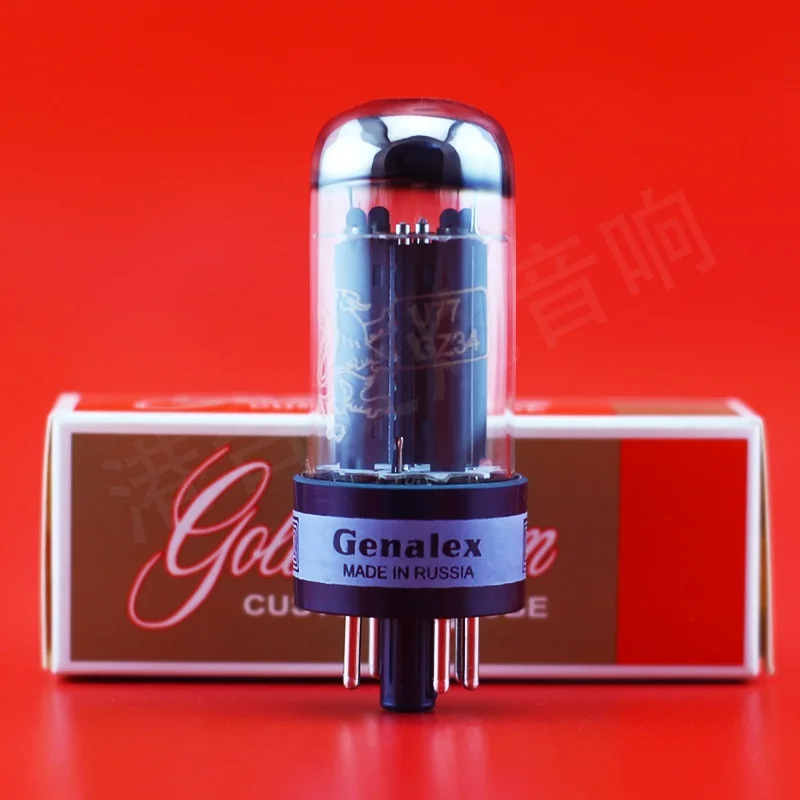 Новинка парные вакуумные трубки Genalex Gold Lion U77/GZ34 2 шт. Repalce shuguang Psvane mulpie Tung sol EH JJ