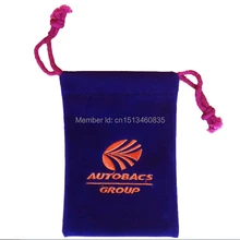 100 шт./лот маленький бархатный мешок ювелирных изделий бархатный мешочек подарочный бархат drawstring сумка логотип телефона