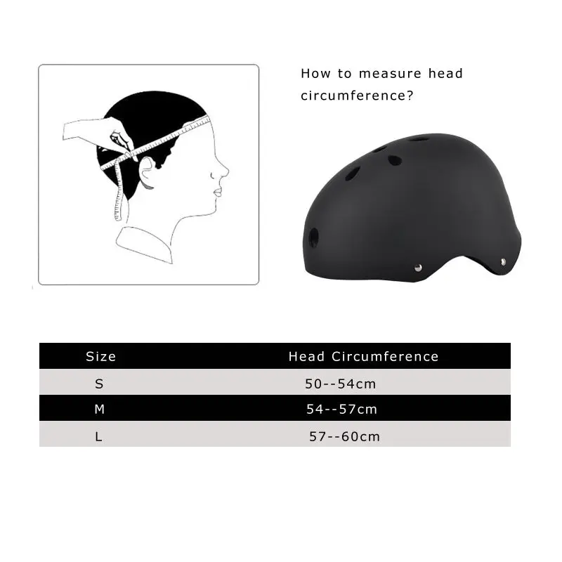 Skate-BMX-Scooter-Stunt-Bike-Bicycle-Cycling-Crash-Safety-Helmet-Skateboard-SML