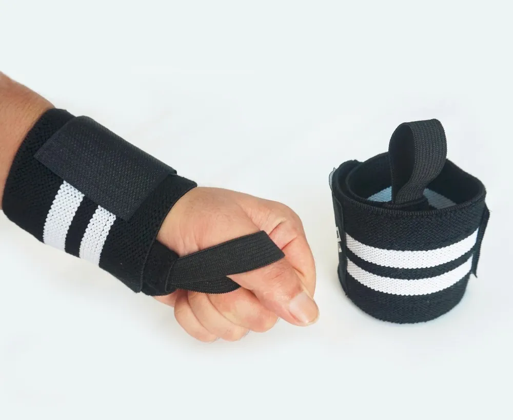 1 Pair Hand Wrist Straps Wrist Wraps Crossfit Weight Lifting Wrist Support Strength Wraps