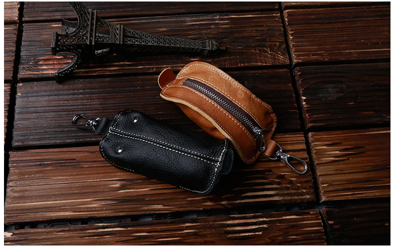EISIPURl 100% пояса из натуральной кожи сумка-кисет для ключей бизнес для мужчин двери ключи сумка держатель мужской брелок Организатор ключница