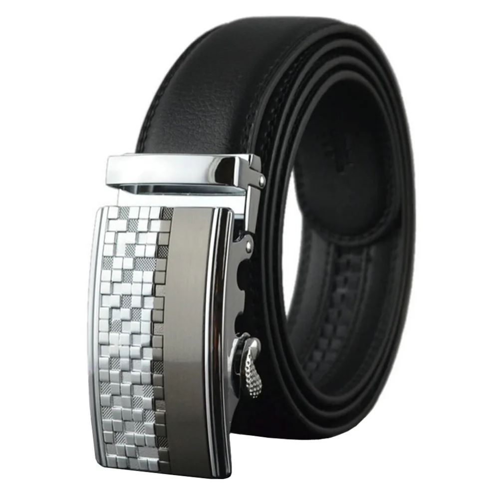 Buy 38" 54" Men's Black Brown Genuine Leather Ratchet