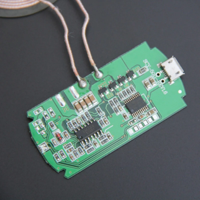 New Hot Qi Wireless Charger PCBA Circuit Board Charging Standard With Coil Wireless Charging DIY New Hot Qi Wireless Charger PCBA Circuit Board Charging Standard With Coil Wireless Charging DIY