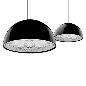 

Nordic Resin Sky Garden LED Pendant Lights post modern Pendant Lamp black white hanging light For Dinning Room Foyer shop hotel