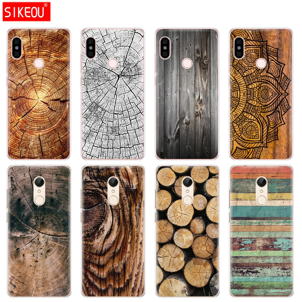 

Silicone Cover phone Case for Xiaomi redmi 5 4 1 1s 2 3 3s pro PLUS redmi note 4 4X 4A 5A Pattern wood textures