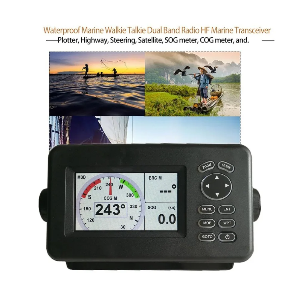 Professional High Sensitivity Matsutec 4.3 Inch LCD Display AIS Transponder Combo Marine GPS Navigator Marine Transceiver HP528A