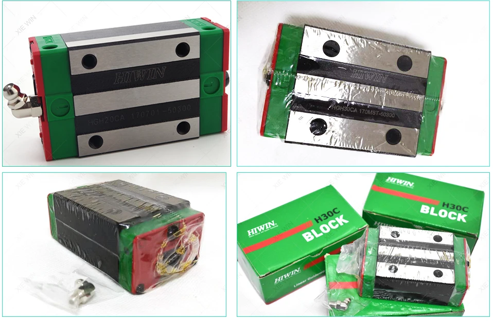HIWIN  HGH15CA  HGH20CA HGH25CA HGH30CA  Original  linear guide blocks carriages for HIWIN linear Rails HGR 15 20 25 30mm 6