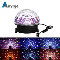 ANYIGE RGB led сценический эффект света Кристалл авто звук магический шар дискотека освещения лазерный проектор вечерние DJ club эльф лампа