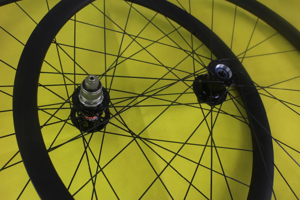 27 5 er MTB XC racing lefty carbon Wheel set 30 мм x 25 передняя 100 Задняя 135 Внутренние соски для