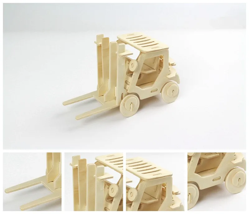 Классические 3D DIY деревянные пазлы животное Вертолет Модель Сборка Строительство деревянные игрушки для детей образовательная декорационная игрушка