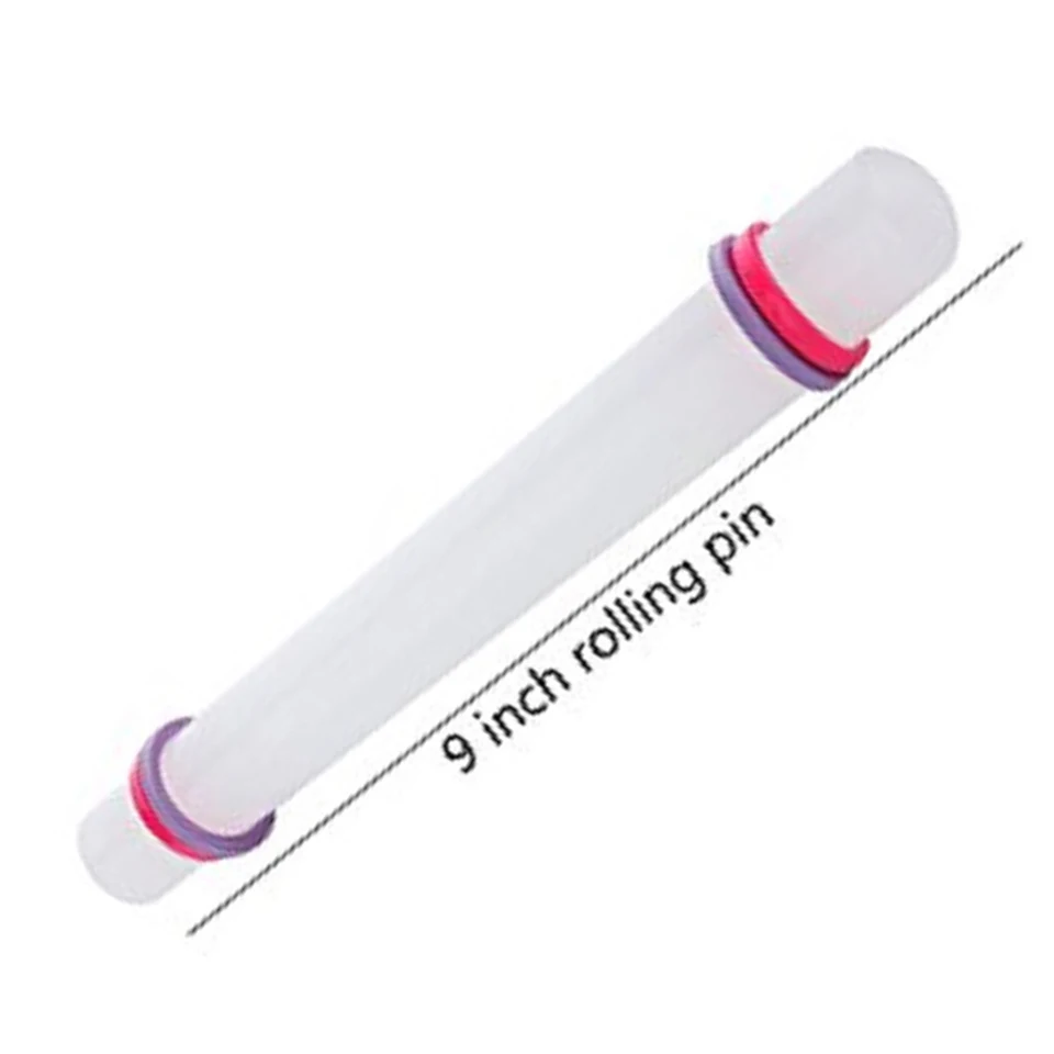 

9 inch Glide Fondant Rolling Pins Non-Stick Cake Dough Roller Decorating Cake Roller Crafts Cooking Baking Tools Keukenhulpjes