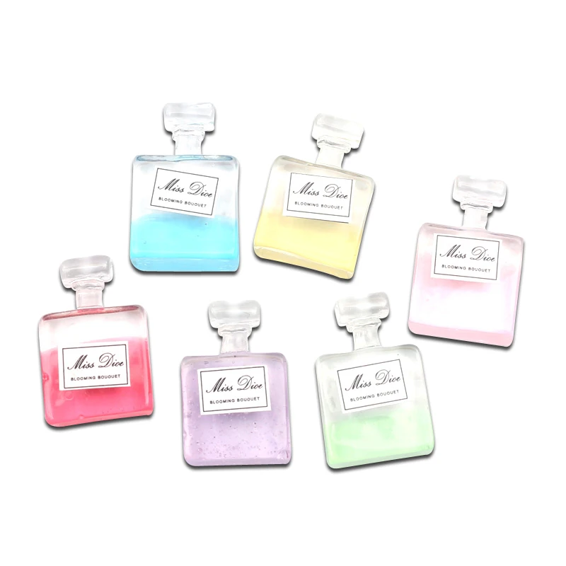 

LF 20Pcs Mixed Bottle Resin Decoration Craft Flatback Cabochon Embellishments For Scrapbooking Kawaii Cute Diy Accessories