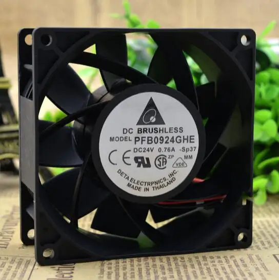 Delta PFB0924GHE 9 см 24 В 9238 А ABB 550 ACS510/ 2 провода фонарь|fan 2|delta fanfan 24v |
