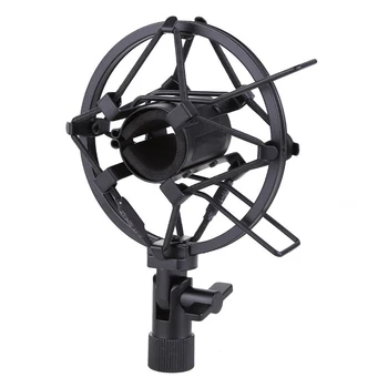 

Microphone Shock Mount 25MM For 23MM-27MM Diameter Condenser Mic Black
