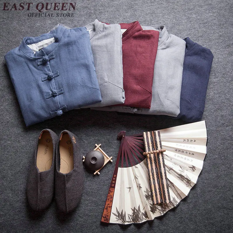 Traditional chinese clothing long sleeve chinese traditional men clothing shanghai tang traditional men KK570W