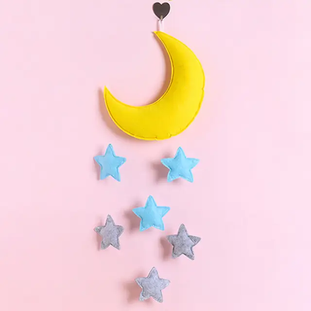 1 Pc Lovely Wool Felt Cloud Ceiling Crib Hanging Decoration