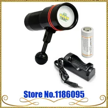 New Design! ARCHON D34V W40V Underwater Photographing Light Underwater Diving Fashlight Video Torch + battery + charger