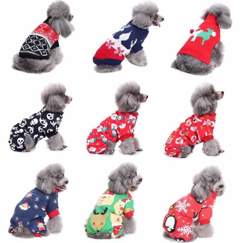 

Pet Dog Clothes for Dogs Warm Christmas Clothes for Small Dogs Chihuahua Costume for Dog Coats Jackets Pets Clothing for Puppy 3