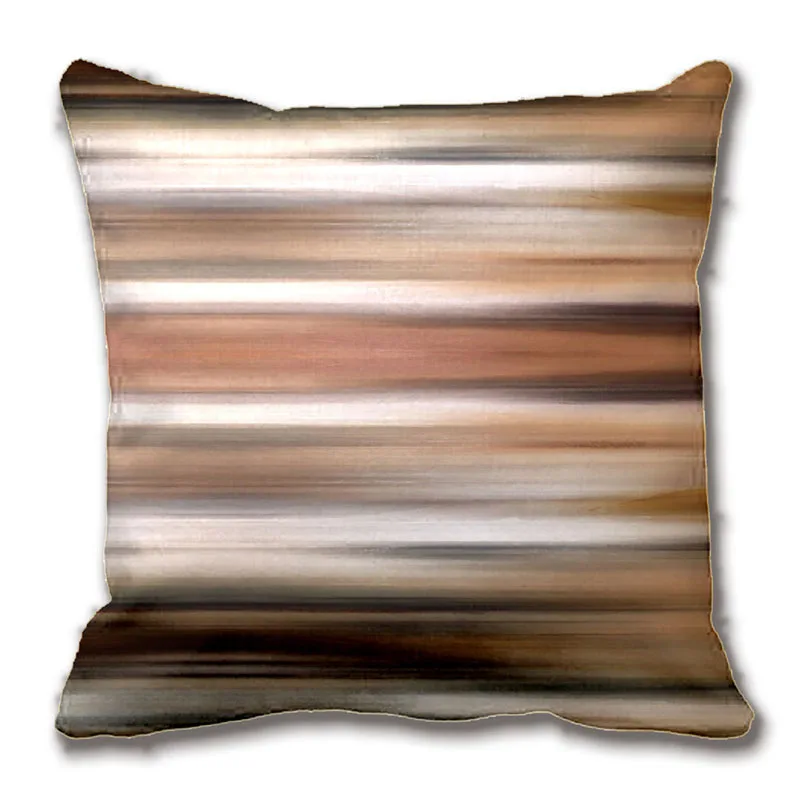 

Abstract Modern Brown Stripes Pillow Decorative Cushion Cover Pillow Case Customize Gift By Lvsure For Car Sofa Seat Pillowcase