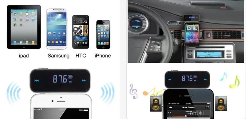 3,5 мм автомобильный беспроводной радиоадаптер fm-передатчик для samsung Galaxy S7 S6 edge Note 5 4 3 для iPhone 5 5S 6 6S PLUS для LG G4 G3