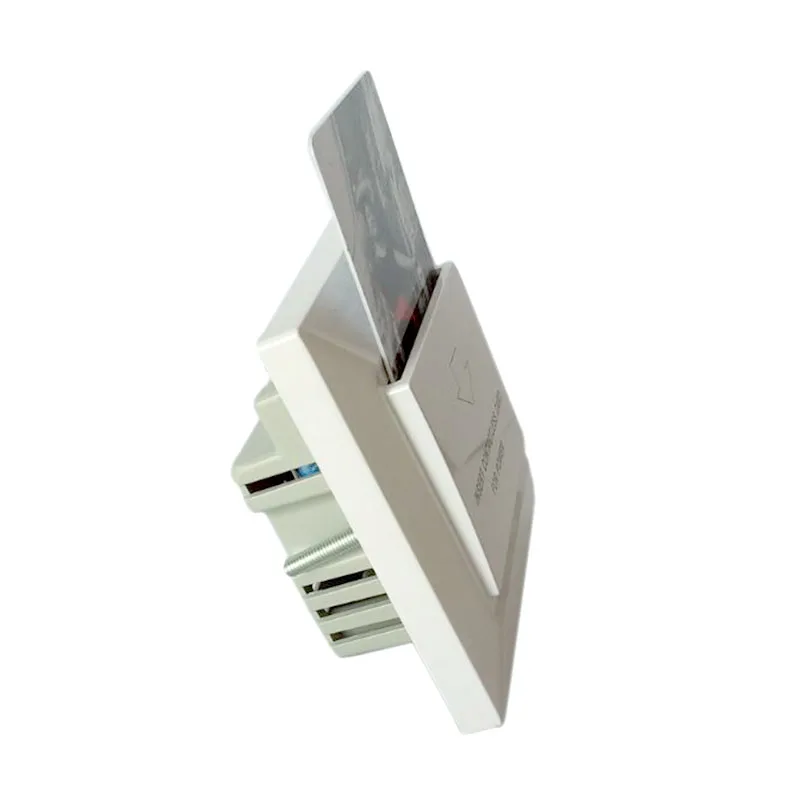 Free Shipping Card Wall Switch Access Contro 30A Hotel Energy Saving With 125KHz ID Card Like TK4100/T5577/EM4305 for Hotel Room