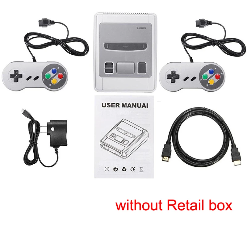 Супер мини HDMI семья ТВ 8 бит SNES Видео игровая консоль Ретро Классический HDMI HD выход ТВ Портативный игровой плеер встроенный 621 игра 1