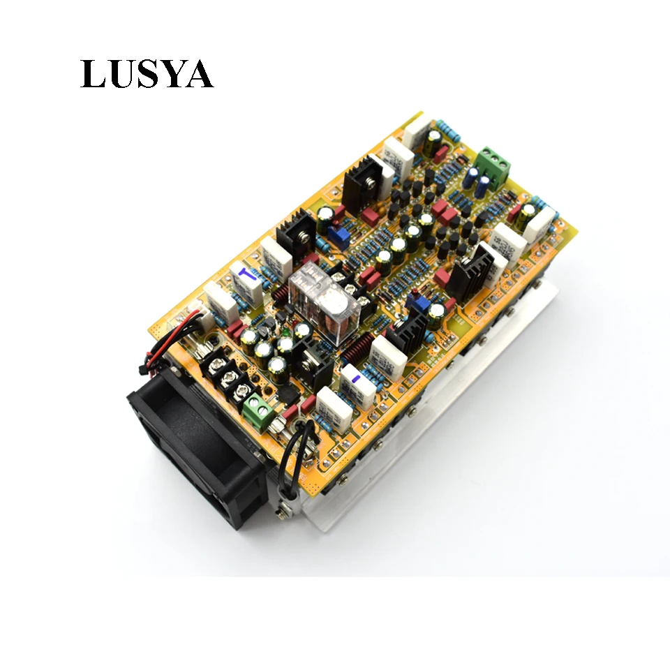 Lusya hifi 2. 0 класс стерео усилитель звука двухканальной Высокая amplificador 600 Вт * 2 усилитель высокой мощности доска E5-002