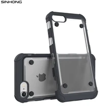 

Armor Shockproof Hard Clear Case For iPhone 6 6s 7 7 Plus Cover Transparent Shock Proof Absorber Funda Soft TPU Silicone Bumper