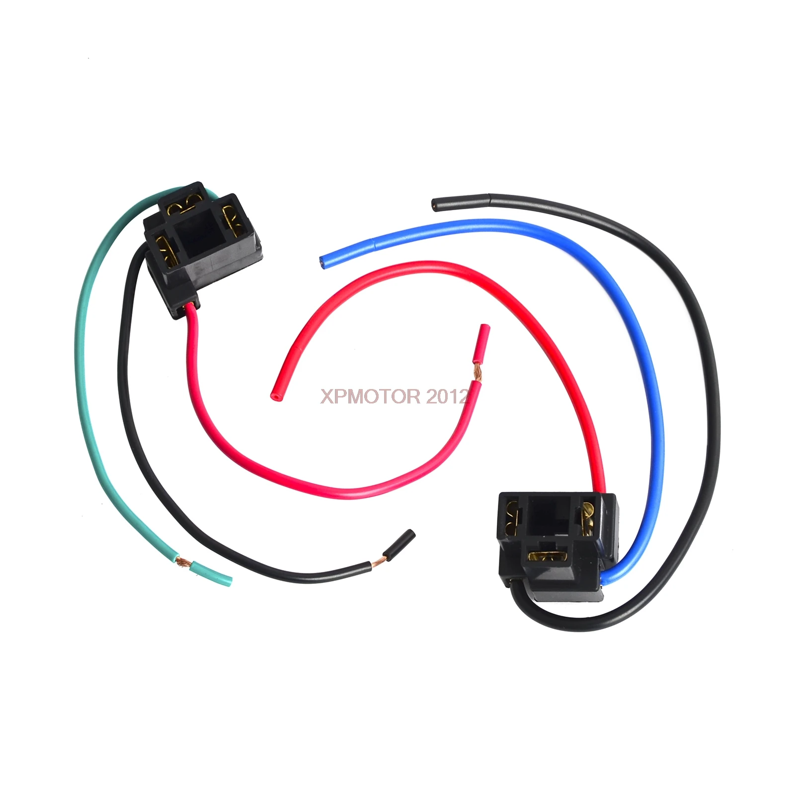 2pcs H4 Female Adapter Wiring Harness Sockets Wire For Headlightsin