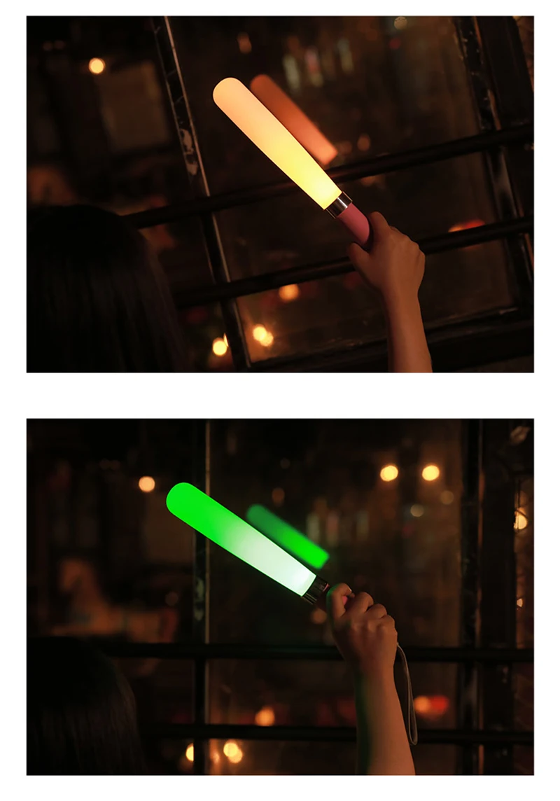 Светсветодио дный овая палка светодиодные игрушки Звездная ночь Вечерние детей 3D светильник 7 СВЕТОДИОД со сменой цвета Рождество Xmas Usb