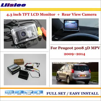 

Auto Camera For Peugeot 5008 5D MPV 2009-2014 Auto 4.3" Color LCD Monitor Screen Rearview Parking System