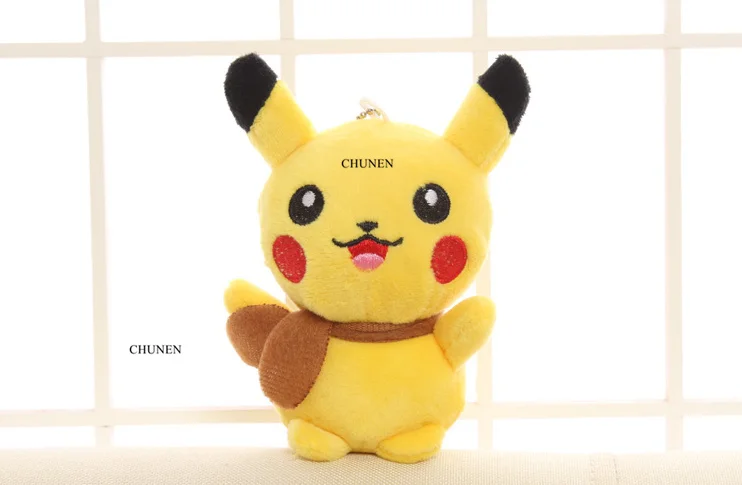 

Size 12CM Approx. Scarf CAT Plush Toys , Key chain Yellow Cat doll , Plush Stuffed Animal Dolls Toys