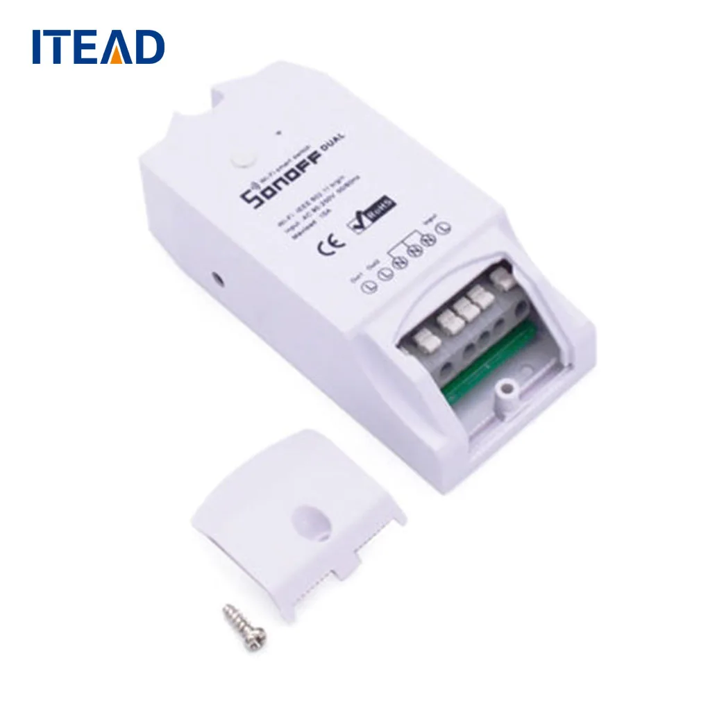 

ITEAD Sonoff Remote Control Dual Home Automation Wireless WiFi Smart Switch 10A Smart Switch Module
